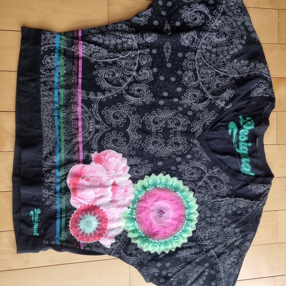 Desigual Kimono Sleeve Top - Picture 3 of 8